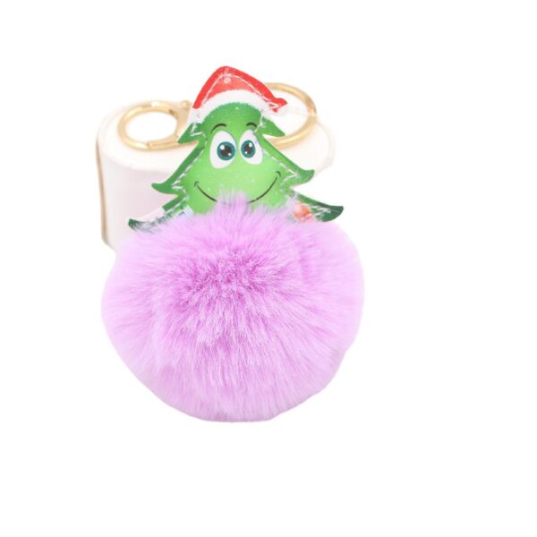 Wholesale Christmas Tree Plush Keychain
