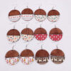 O1CN01Zd5HA82CFrcye4z9a__2207539588445-0-cib Wholesale Christmas Half Round Wood Chips Patchwork Earrings