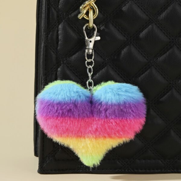 O1CN01ZdOaKK1bFjfKjwwVl_2857743436-0-cib Wholesale Rainbow Heart Plush Keychain
