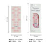 Wholesale Plastic Solid Color Nail Art Stickers