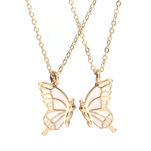 Wholesale Colorful Butterfly Magnets Alloy Necklaces Set