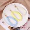 Wholesale Acrylic Colorful Beaded Keychain