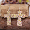 O1CN01ZgsMF81qyMXWGJrvO_2206372095564-0-cib Wholesale Sequin Cross Leather Earrings