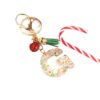 Wholesale Cartoon Christmas Pattern Letter Acrylic Keychain