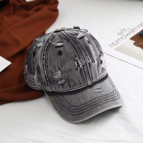 O1CN01ZibB961y5PzhI9kAj_2215644316527-0-cib Wholesale Ripped Washed Denim Baseball Caps