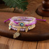 Wholesale Eye Rice Bead Temperament Multilayer Bracelet