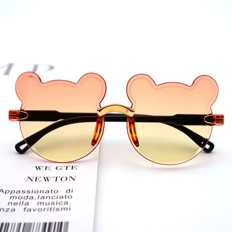 Wholesale Resin Bear Frame Chilen's Sunglasses