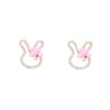 Wholesale Easter Bunny Cartoon Cute Alloy Earrings