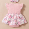 Wholesale Baby Sleeveless Flower Cotton Baby Clothes