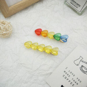 Color + yellow duck bill clip set