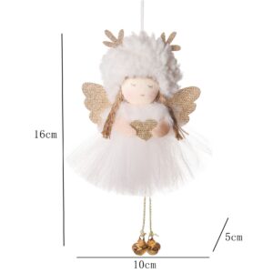 White hat antler dress angel