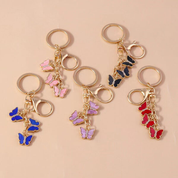 O1CN01Zm2veU1VbMo1h0bTf__2146522671-0-cib Wholesale Zinc Alloy Butterfly Keychain