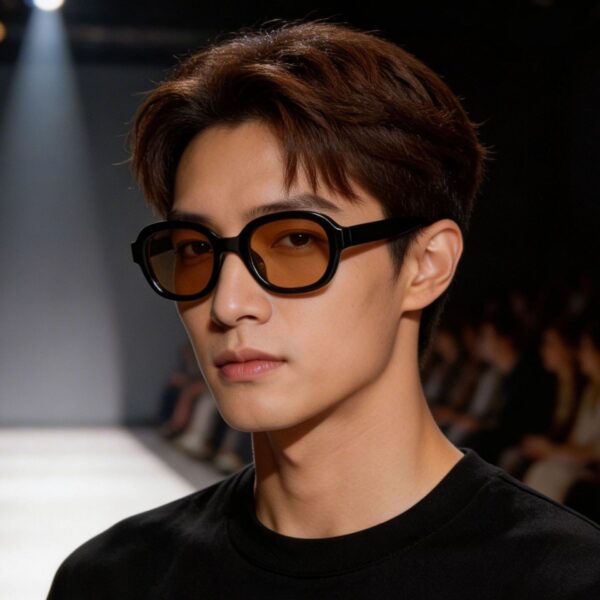 Wholesale Vintage Brown Small Frame Sunglasses AC