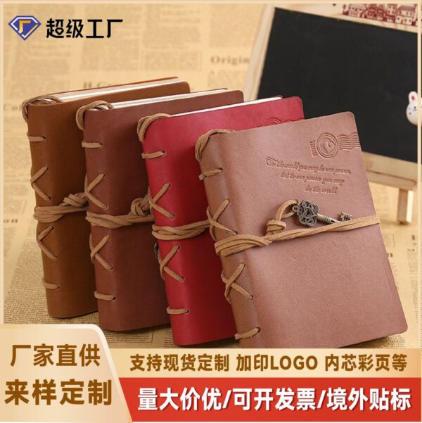 Wholesale Vintage Leather Handbooks Creative Diary Books