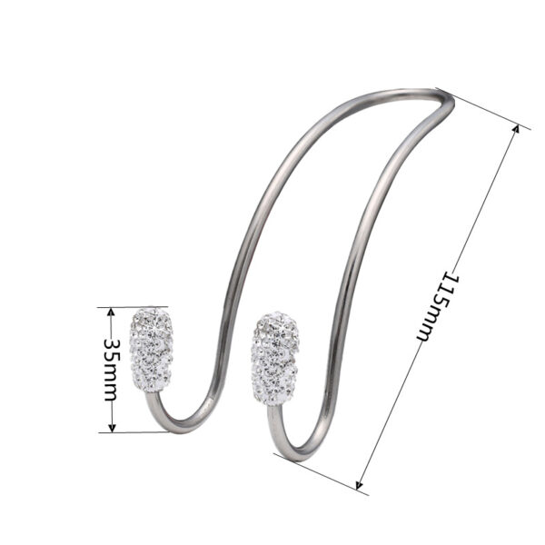 Wholesale Diamond-encrusted Stainless Steel Multifunctional Car Seat Storage Hook
