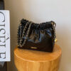 O1CN01Zo9ZZR1HjEvf8vVJm__2047230793-0-cib Wholesale Soft Leather Large Capacity Pleated Chain Drawstring Shoulder Bag
