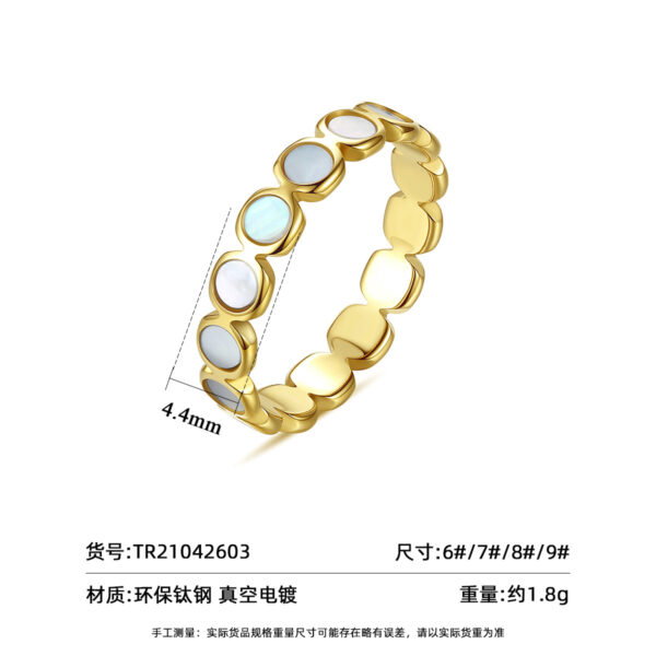 O1CN01Zq9oTg21XImE0kKfJ_2203086286994-0-cib Wholesale Titanium Steel Shell Rings