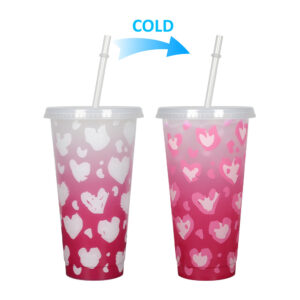 Valentine's Day Leopard Cup (Red) / 701-800ml