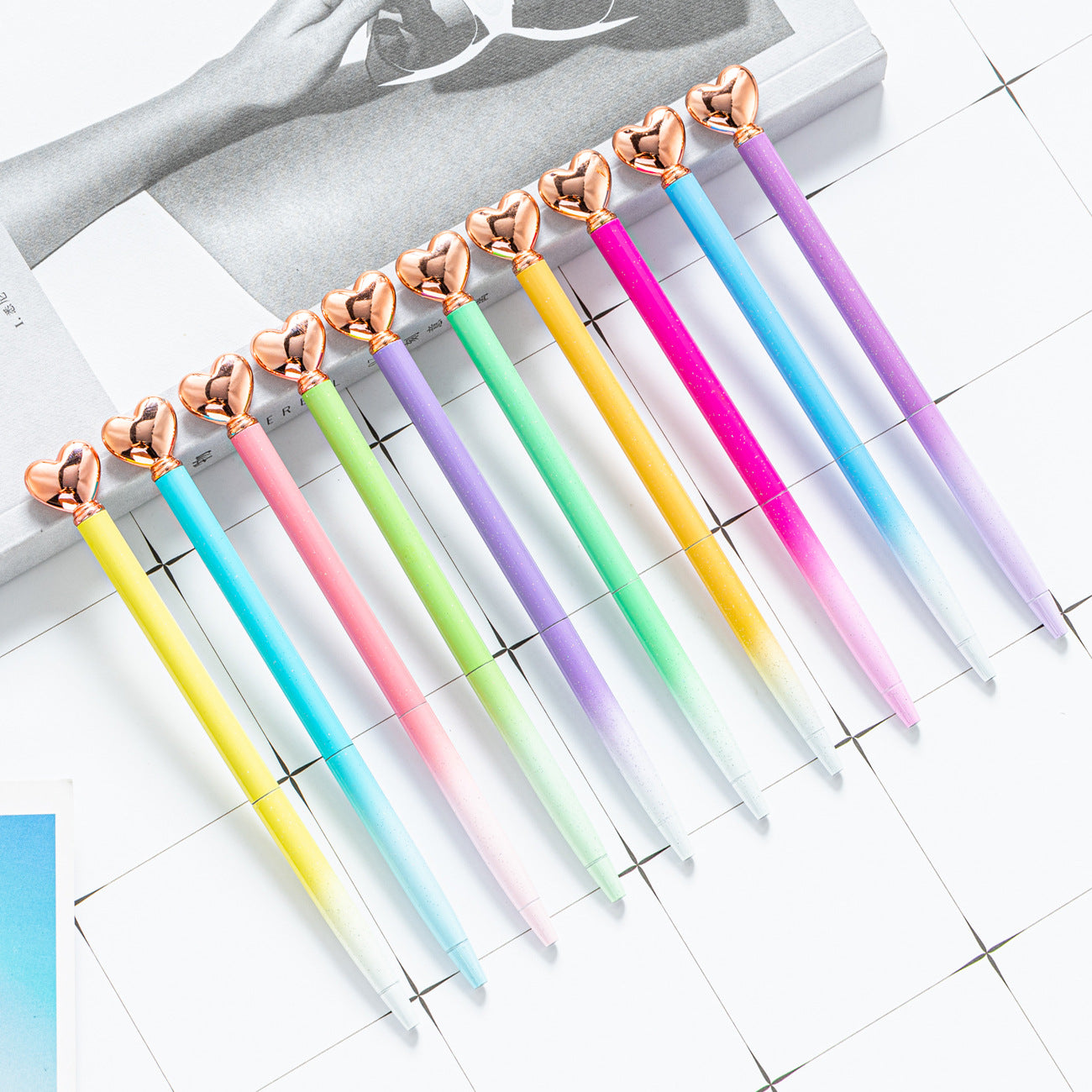 Wholesale Metal Heart Shape Ballint Pen