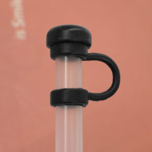 Black mushroom head 10mm / 10mm straw cap [without straw]]