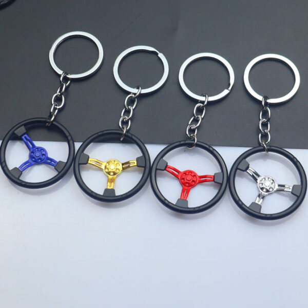 O1CN01ZxcppG1chxjPIXwmd_2201205293633-0-cib Wholesale Automobile Modification Steering Wheel Zinc Alloy Keychain
