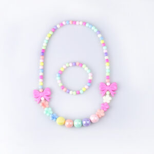 Small flowers with round beads