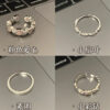Wholesale plain ring irregular 925 sterling silver ring