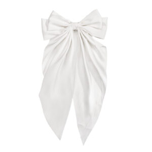 Pure White-scarf bow