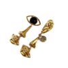 Wholesale of Artificial Crystal Asymmetric Earrings