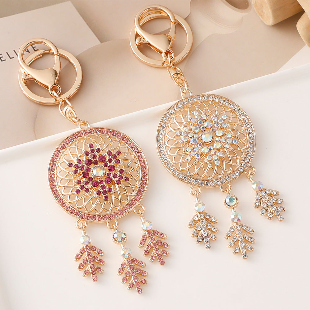 Wholesale Diamond Alloy eam Catcher Keychain