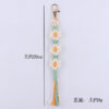 Wholesale Cotton Rope Handwoven Flower Keychain