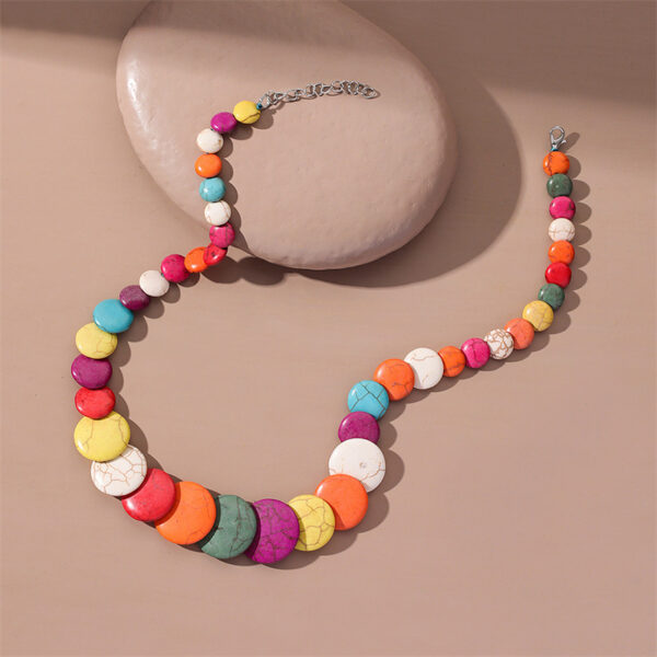 Wholesale Colorful Stone Creative Necklaces