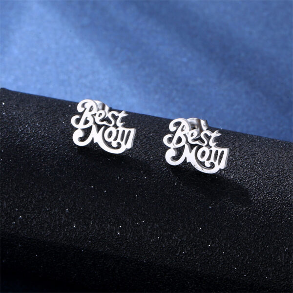 Wholesale Mother's Day Stainless Steel Earrings Necklace Jewelry Set