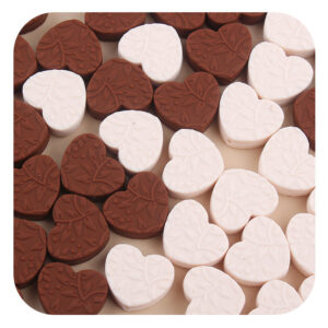 Wholesale Love Printed Silicone Beads