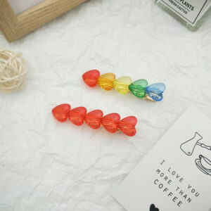 Color + red duck bill clip set