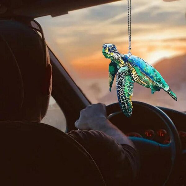 Wholesale Acrylic Sea Turtle Car Mirror Decoration