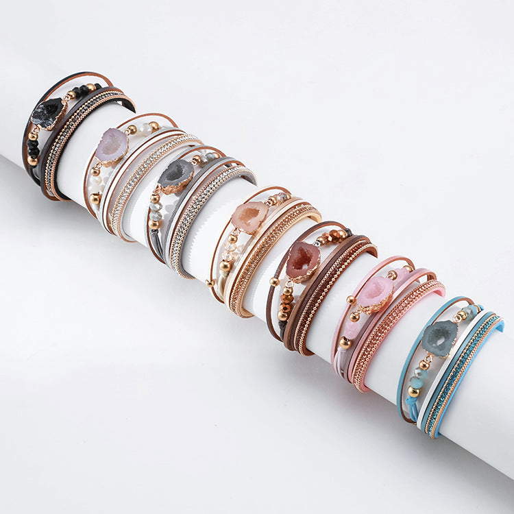 Wholesale Bohemian Crystal Beads Bracelet