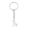 Wholesale Titanium Steel Hollow Dog Cat Keychain