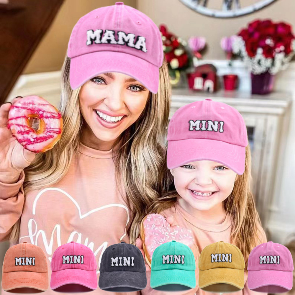 Wholesale embroidered letter MAMA MINI parent-child baseball cap