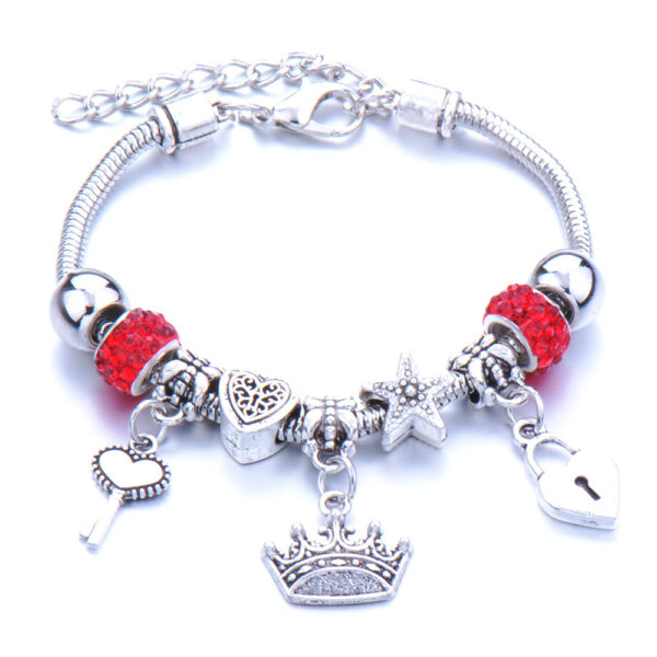 O1CN01aLYKu81Fdcmhhazgr_2200735560510-0-cib Wholesale Zinc Alloy Beaded Crown Pendant Bracelet