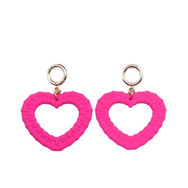 O1CN01aLjuEM1Bs2q0S5OJg_0-0-cib Wholesale Candy Color Woven Pattern Heart Hollow Acrylic Earrings