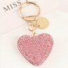 O1CN01aP9UpS2Jx6WIMlfnE_2922119487-0-cib Wholesale Zinc Alloy Full Diamond Peach Heart Keychains