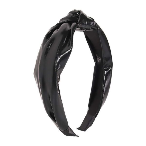 Wholesale PU Leather Middle Knotted Headband