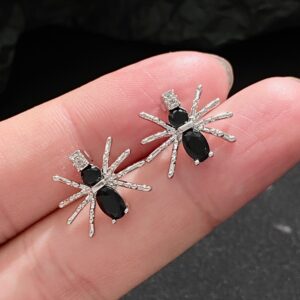 Wholesale Gothic Dark Spider Copper Earrings