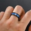 Wholesale Blue Stainless Steel Rings