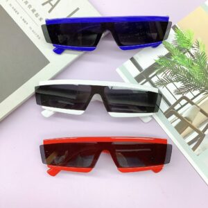 O1CN01aVBbUs1LvNpQE138m__979381361-0-cib Wholesale PC Irregular Conjoined Film Children's Sunglasses