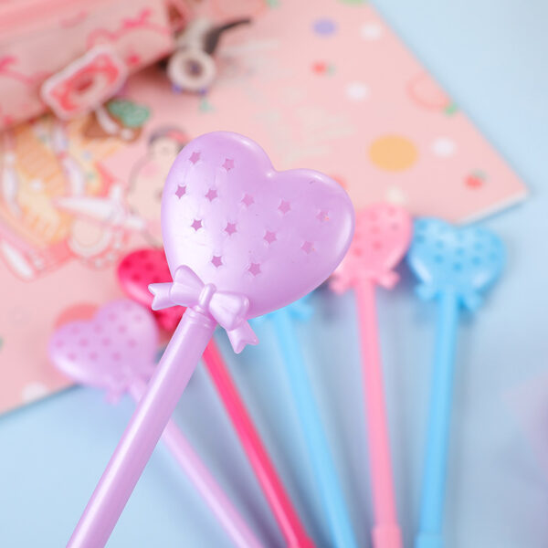 Wholesale Plastic Love Bow Gel Pen