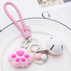 Pink + pink rope + pink and white bell / 2 batches (flat ring)