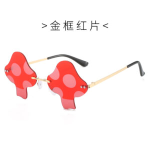 gold frame red diaphragm