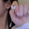 Wholesale Butterfly Tassel Earrings